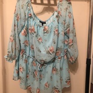 Lane Bryant convertible blouse 18/20